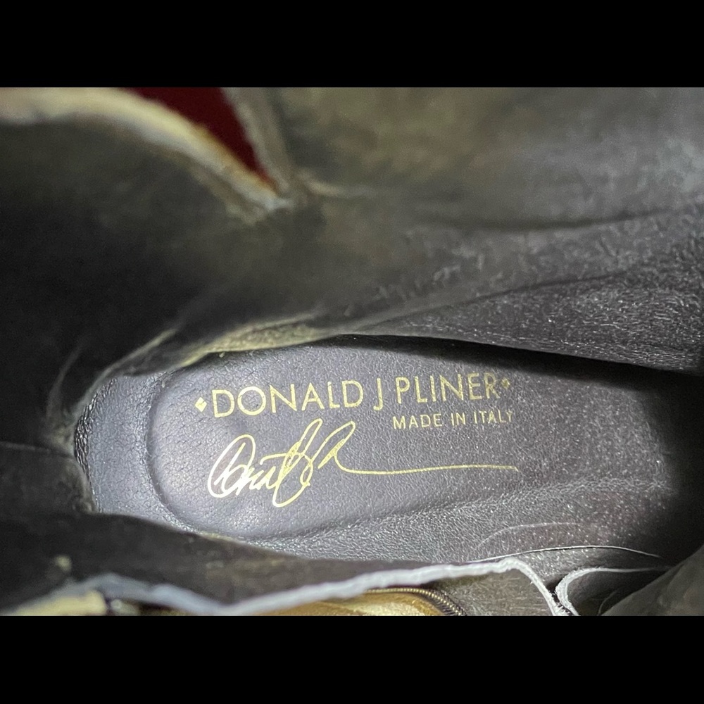 Donald J. Pliner “Bodil” Distressed Italian Leather Mid-Calf Boot, US Size 7M - Picture 11 of 15